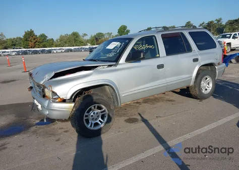 2002 Dodge Durango Slt из США, поврежденный, VIN 1B4HS48NX2F140980